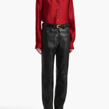 Khaite - Auryn Top in Crimson