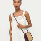 Loeffler Randall - Avalon Brown/Espresso Crochet Crossbody