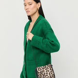 Loeffler Randall - Avalon Leopard/Black Canvas Crossbody