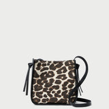 Loeffler Randall - Avalon Leopard/Black Canvas Crossbody