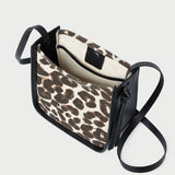 Loeffler Randall - Avalon Leopard/Black Canvas Crossbody