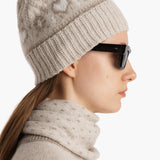 Khaite - Avers Beanie in Ecru Multi