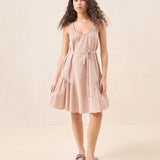 Loeffler Randall - Avi Brown Gingham Swing Dress