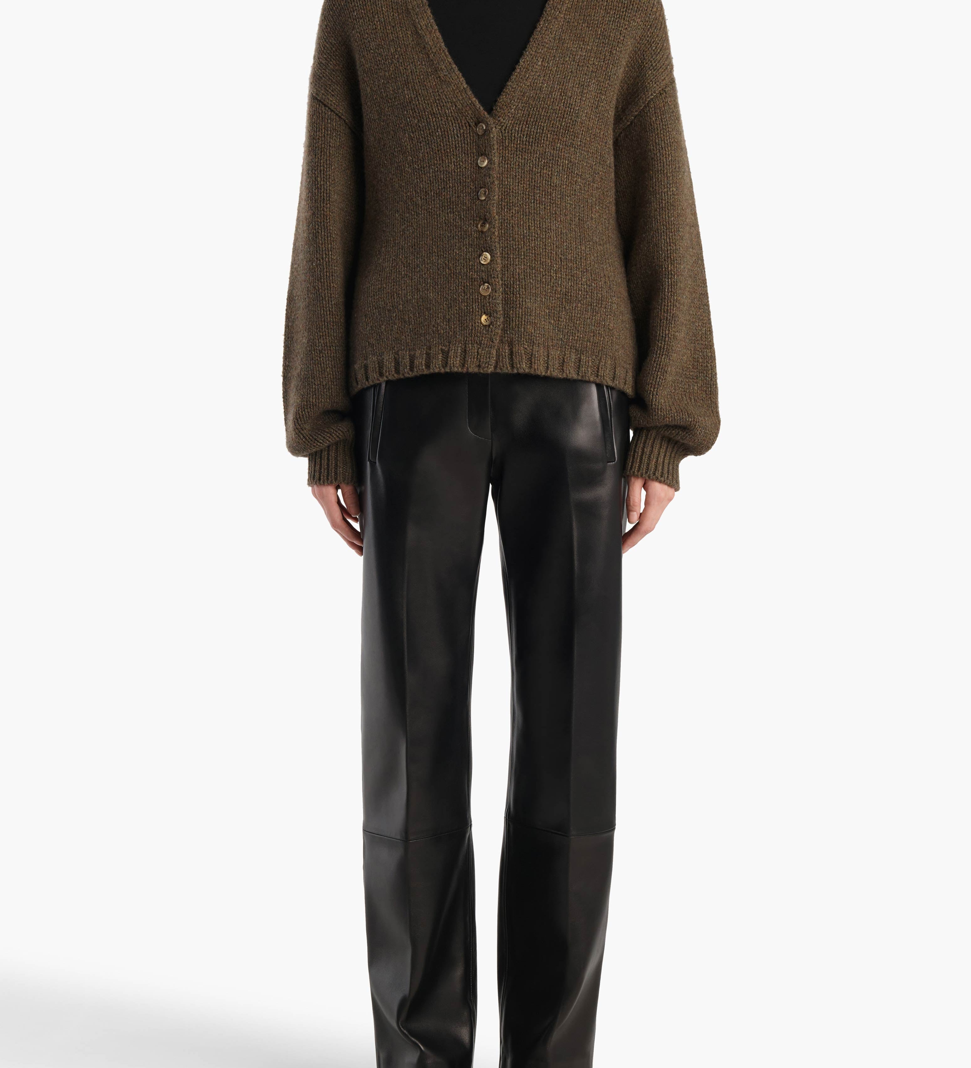 Khaite - Axel Cardigan in Artichoke