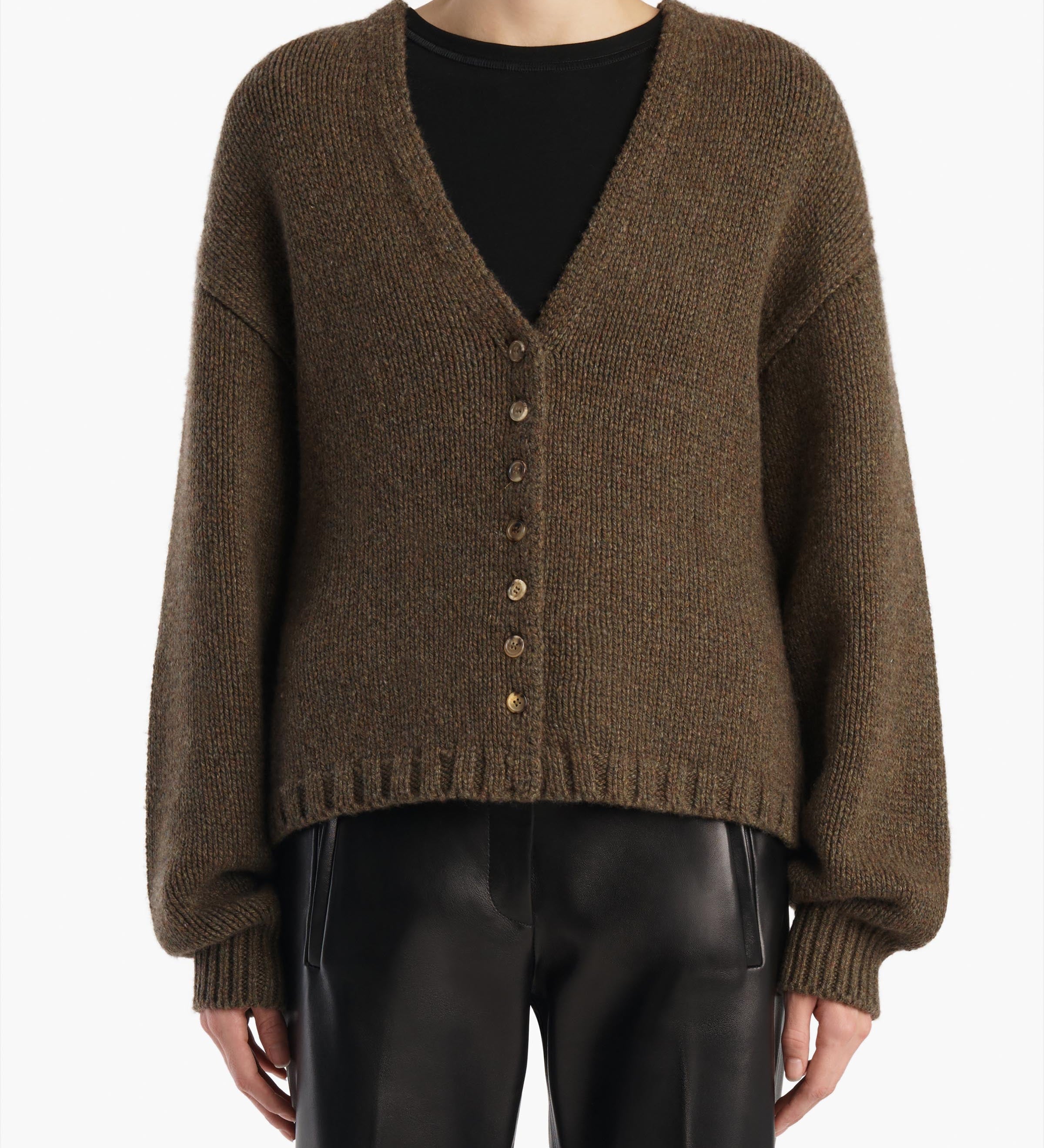Khaite - Axel Cardigan in Artichoke