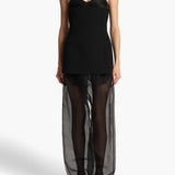 Khaite - Trenton Pant in Black Organza
