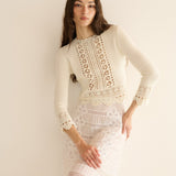 DÔEN - AZURA TOP -- PEARL