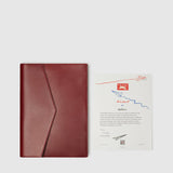 Air Mail x Métier Single Document Folio Buffalo Dark Cherry