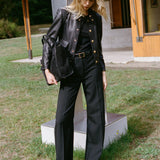 Nili Lotan - HADLEY LEATHER CROPPED JACKET