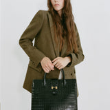 Nili Lotan - WESTON DOUBLE BREASTED WOOL BLAZER