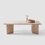 The Citizenry - Amata Travertine Coffee Table