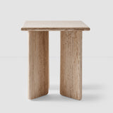 The Citizenry - Amata Travertine Side Table