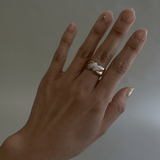 Kinn - Vintage Pavé Twist 18k Diamond Ring