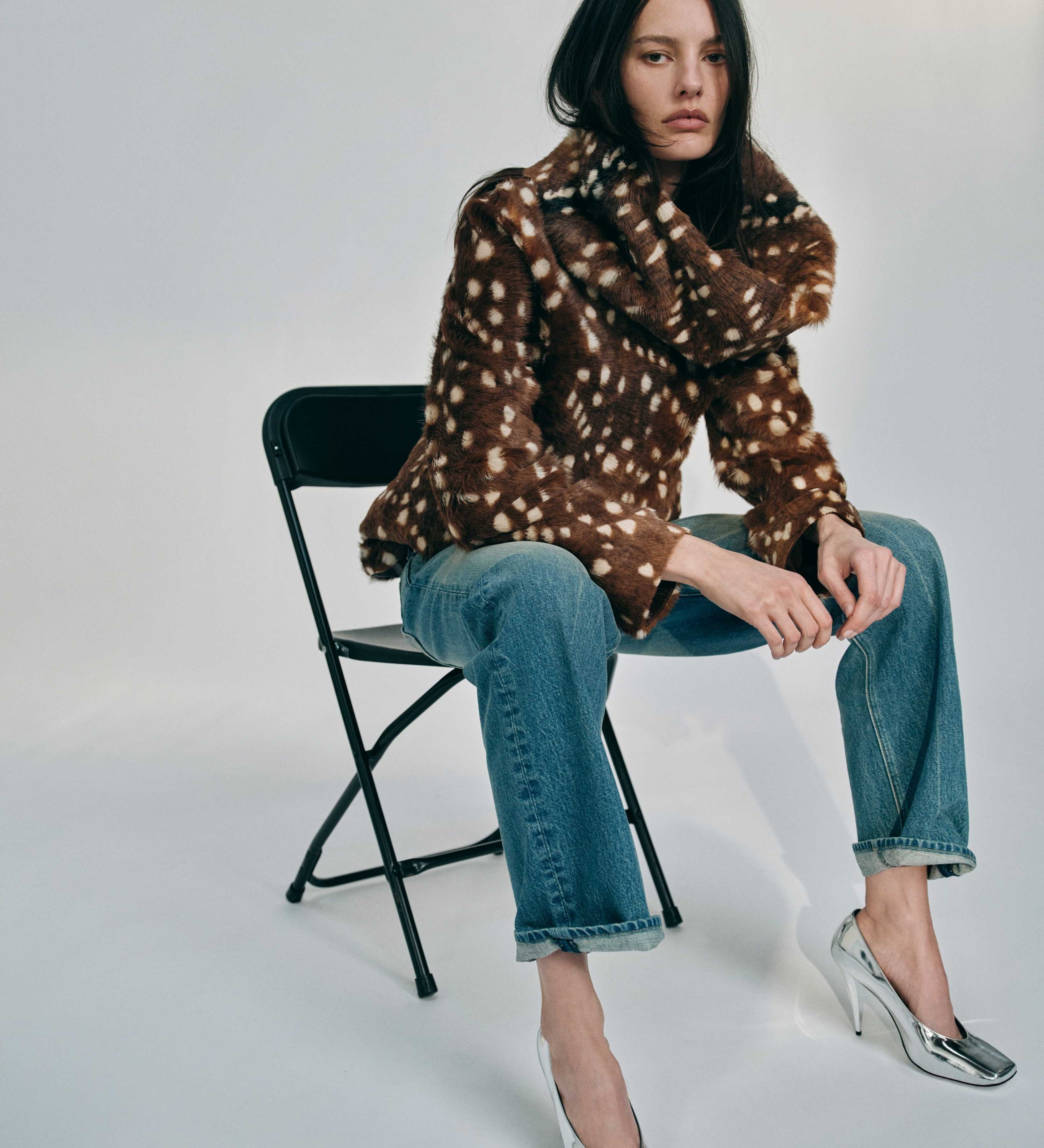 Aflalo - Aveli Jacket in Ponyhair
