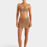 Hunza G x Burberry - Burberry x Hunza G Tyler Bikini - Metallic Cocoa/Check