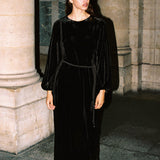 Ciao Lucia - Magdalena Dress Black Velvet