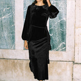 Ciao Lucia - Magdalena Dress Black Velvet
