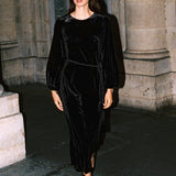 Ciao Lucia - Magdalena Dress Black Velvet