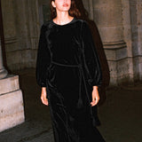 Ciao Lucia - Magdalena Dress Black Velvet