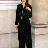 Ciao Lucia - Javiera Jacket Black Velvet