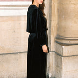 Ciao Lucia - Javiera Jacket Black Velvet