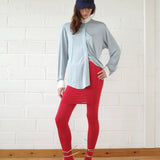 Conner Ives - Silk Jersey Winged Collar Shirt