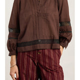 Ciao Lucia - Soley Brun Cotton Voile Top