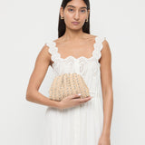 Loeffler Randall - Bailey Natural/Crystal Dome Clutch