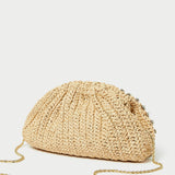 Loeffler Randall - Bailey Natural/Crystal Dome Clutch