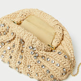 Loeffler Randall - Bailey Natural/Crystal Dome Clutch