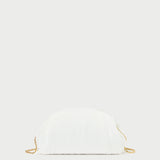 Loeffler Randall - Bailey White Pleated Dome Clutch