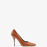 Jude - Bank Pump Tan Grained Leather