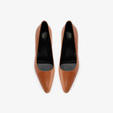 Jude - Bank Pump Tan Grained Leather