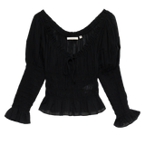 DÔEN - BAPTISIA TOP -- BLACK