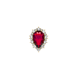 Dorsey - BARTLETT, LAB RED SAPPHIRE RING, GOLD