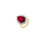 Dorsey - BARTLETT, LAB RED SAPPHIRE RING, GOLD