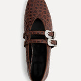 Le Monde Beryl - Ballet Claudia Slipper / Castagna Leather