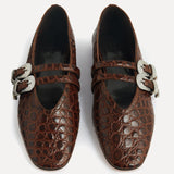 Le Monde Beryl - Ballet Claudia Slipper / Castagna Leather