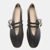 Le Monde Beryl - Ballet Claudia Slipper / Black Leather