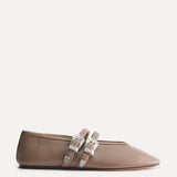 Le Monde Beryl - Ballet Claudia Slipper / Fango Leather