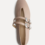 Le Monde Beryl - Ballet Claudia Slipper / Fango Leather