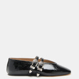 Le Monde Beryl - Ballet Claudia Slipper / Black Naplack Leather
