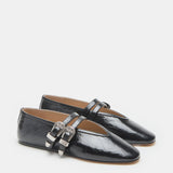 Le Monde Beryl - Ballet Claudia Slipper / Black Naplack Leather