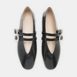 Le Monde Beryl - Ballet Claudia Slipper / Black Naplack Leather