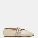 Le Monde Beryl - Ballet Claudia Slipper / Ecru Naplack Leather