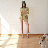 Conner Ives - The Knit Pointelle Godet Shorts - Gold