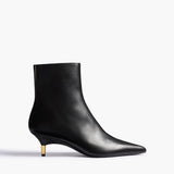 Khaite - Bella Ankle Boot in Black Leather