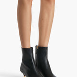 Khaite - Bella Ankle Boot in Black Leather