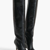 Khaite - Bella Knee - High Boot in Black Leather