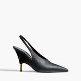 Khaite - Bella Pump in Midnight Lizard